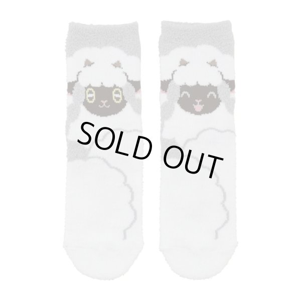 Photo1: Pokemon Center 2022 Socks for Women 23 - 25 cm 1 Pair Middle Fluffy MOKOMOKO Wooloo (1)