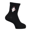 Photo3: Pokemon Center 2022 Socks for Women 23 - 25 cm 1 Pair Middle Hisuian Zorua (3)