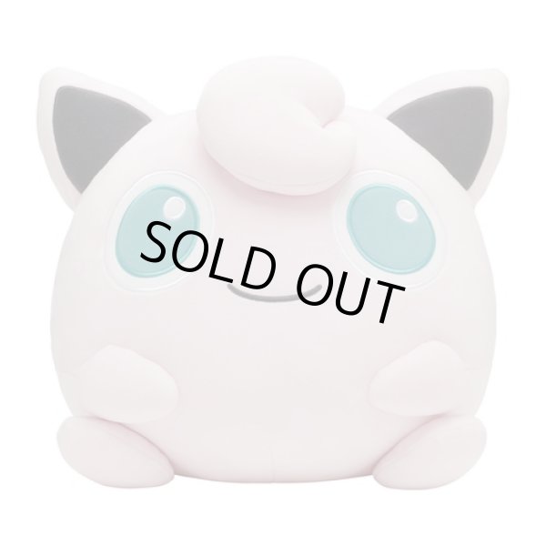 Photo1: Pokemon Center 2022 Mochiricchi Fluffy Plush doll Jigglypuff (1)