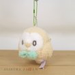 Photo4: Pokemon 2022 Peaceful Place Poke-Peace Plush Mascot Key Chain Rowlet (4)