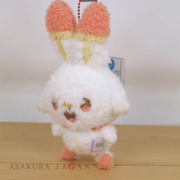 Photo4: Pokemon 2022 Peaceful Place Poke-Peace Plush Mascot Key Chain Scorbunny (4)