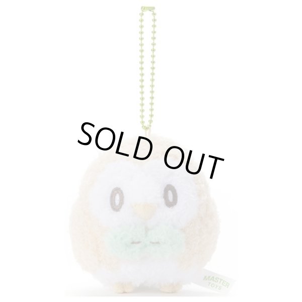 Photo1: Pokemon 2022 Peaceful Place Poke-Peace Plush Mascot Key Chain Rowlet (1)