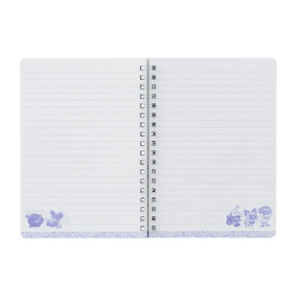 Photo3: Pokemon Center 2022 Scarlet Violet B6 Size Spiral Notebook Violet ver. (3)