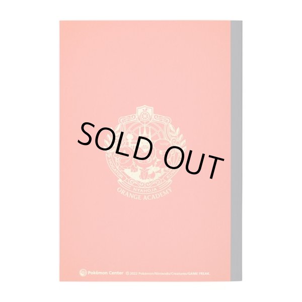 Photo2: Pokemon Center 2022 Scarlet Violet A5 Size Notebook ORANGE ACADEMY (2)