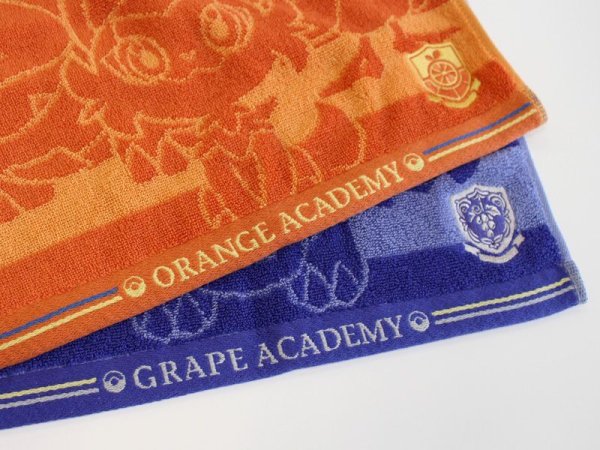 Photo2: Pokemon Center 2022 Scarlet Violet Hand towel Handkerchief ORANGE ACADEMY (2)