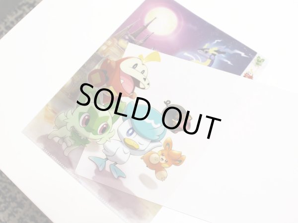 Photo4: Pokemon Center 2022 Scarlet Violet A4 Size Clear File Folder 3 pockets Violet ver. (4)