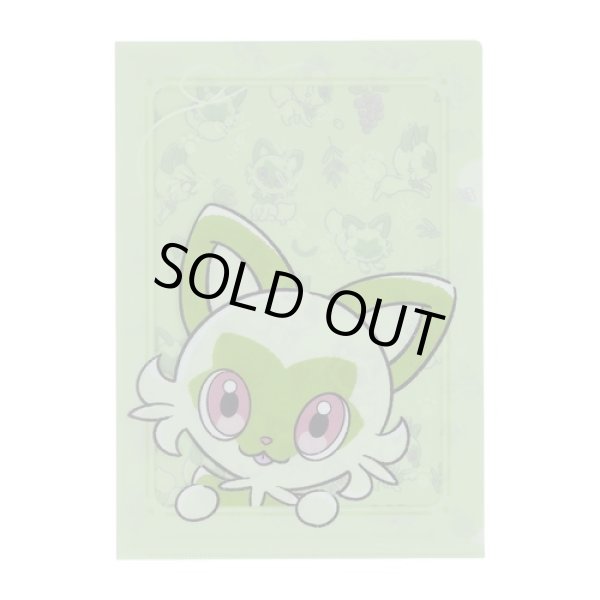Photo1: Pokemon Center 2022 Scarlet Violet A4 Size Clear File Folder Sprigatito (1)