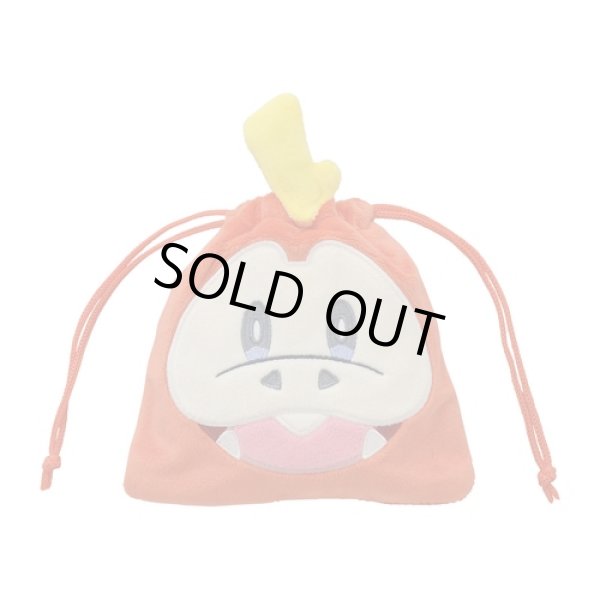 Photo3: Pokemon Center 2022 Scarlet Violet Drawstring Pouch Bag Fuecoco (3)
