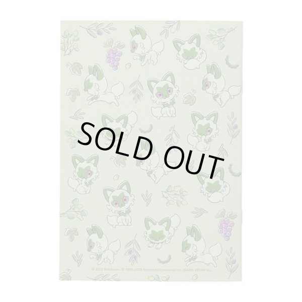 Pokemon Center 2022 Scarlet Violet A5 Size Notebook Sprigatito