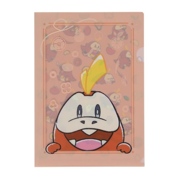 Photo1: Pokemon Center 2022 Scarlet Violet A4 Size Clear File Folder Fuecoco (1)