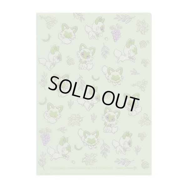 Photo2: Pokemon Center 2022 Scarlet Violet A4 Size Clear File Folder Sprigatito (2)