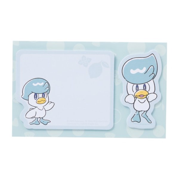 Photo1: Pokemon Center 2022 Scarlet Violet Sticky note Quaxly (1)