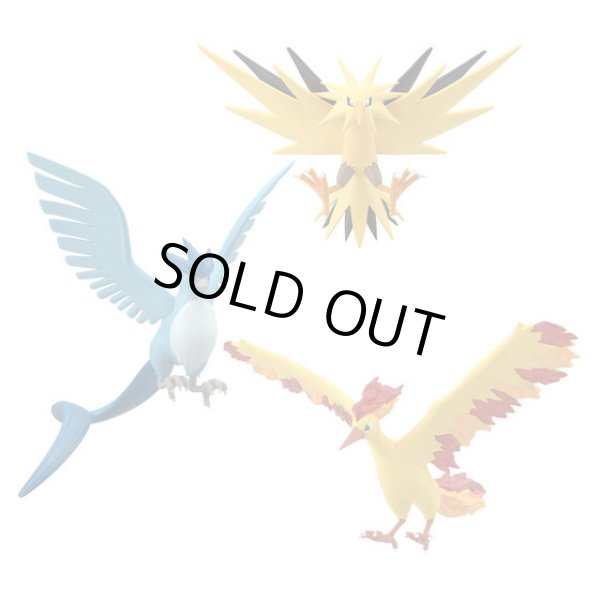 Photo5: BANDAI POKEMON SCALE WORLD Kanto edition "Articuno Zapdos Moltres" 1/20 Figure (5)