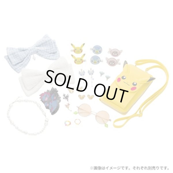 Photo5: Pokemon Center 2022 Pokemon accessory x 25NICOLE Series Hair clip bands H Pikachu (5)