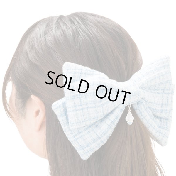 Photo4: Pokemon Center 2022 Pokemon accessory x 25NICOLE Hair clip Big Ribbon Barrette H Vanillite (4)