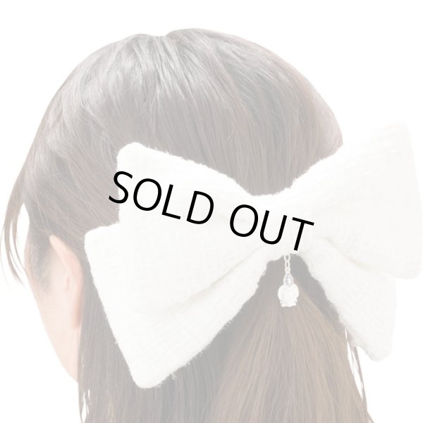 Photo5: Pokemon Center 2022 Pokemon accessory x 25NICOLE Hair clip Big Ribbon Barrette H Litwick (5)