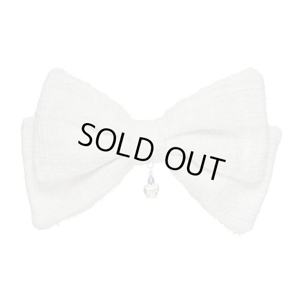 Photo1: Pokemon Center 2022 Pokemon accessory x 25NICOLE Hair clip Big Ribbon Barrette H Litwick (1)