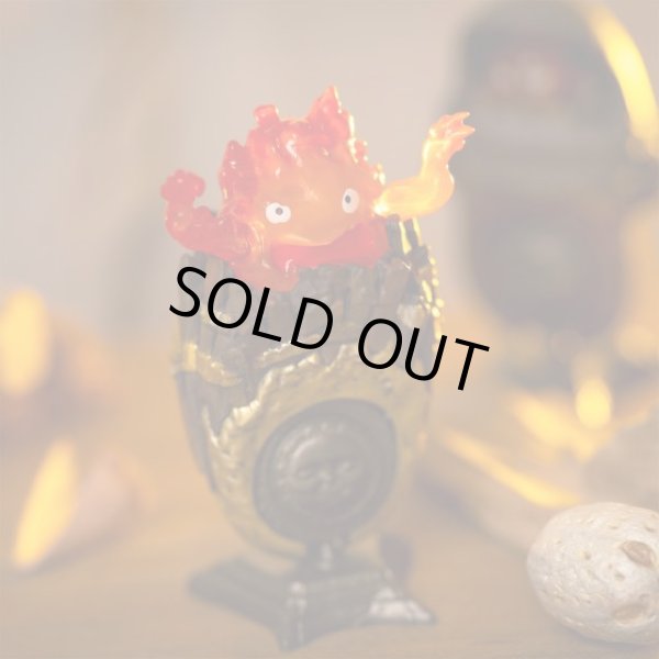 Photo8: Studio Ghibli Howl's Moving Castle Figure Ring KAZARING Calcifer Complete set 6 Figures (8)