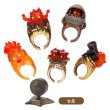 Photo2: Studio Ghibli Howl's Moving Castle Figure Ring KAZARING Calcifer Complete set 6 Figures (2)