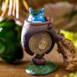 Photo1: Studio Ghibli My Neighbor Totoro Figure Ring KAZARING #3 Chu Totoro (1)