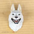 Photo3: Studio Ghibli Figure Magnet Princess Mononoke Mountain wolf (3)