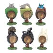 Photo1: Studio Ghibli My Neighbor Totoro Figure Ring KAZARING Complete set 6 Figures (1)