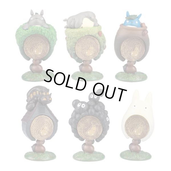 Photo1: Studio Ghibli My Neighbor Totoro Figure Ring KAZARING Complete set 6 Figures (1)