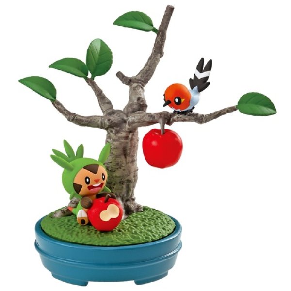 Photo1: Pokemon 2022 Pocket BONSAI vol.2 #3 Chespin Fletchling Mini Figure (1)