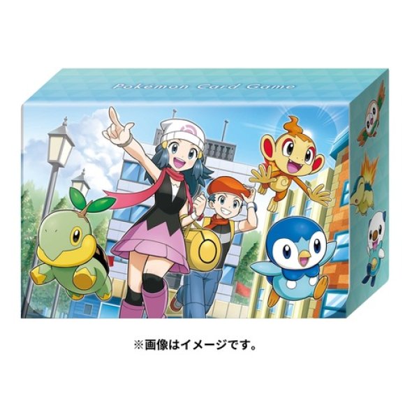 Photo1: Pokemon Center Original Card Game Double Flip deck case DAWN LUCAS REI AKARI (1)