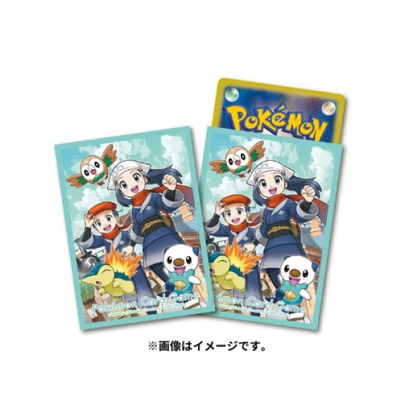Photo1: Pokemon Center Original Card Game Sleeve REI & AKARI 64 sleeves (1)
