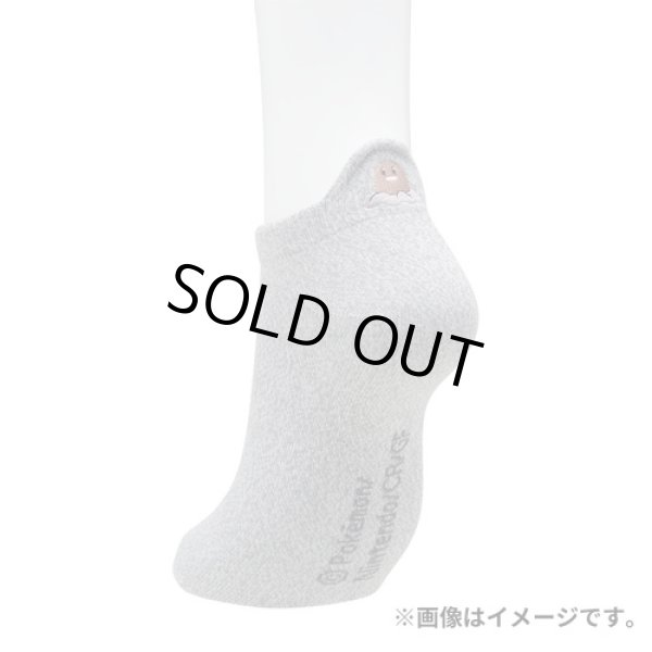 Photo3: Pokemon Center 2023 Socks for Women 23 - 25 cm 1 Pair Short Heel embroidery Diglett (3)