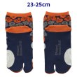 Photo2: Pokemon Center 2023 Socks for Women 23 - 25 cm 1 Pair Two Fingers Tabi Hisuian Growlithe (2)