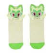 Photo1: Pokemon Center 2023 Plush Socks for Women 23 - 25 cm 1 Pair Sprigatito (1)