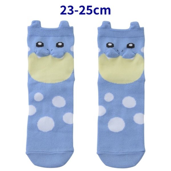 Photo1: Pokemon Center 2023 Socks for Women 23 - 25 cm 1 Pair Middle Spheal (1)