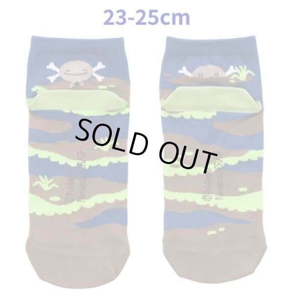 Photo3: Pokemon Center 2023 Socks for Women 23 - 25 cm 1 Pair Short Paldean Wooper (3)