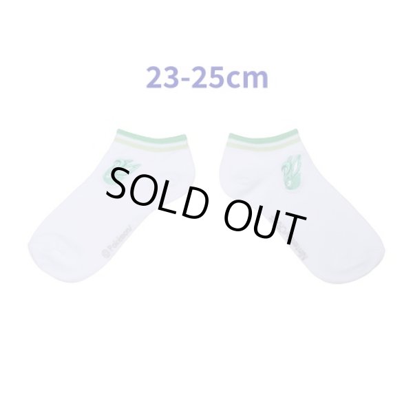 Photo1: Pokemon Center 2023 Socks for Women 23 - 25 cm 1 Pair Short Line Leafeon (1)