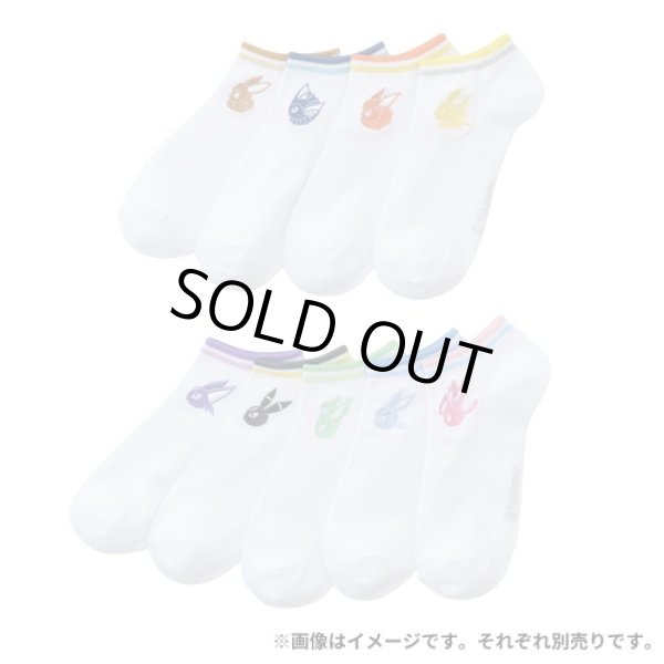 Photo4: Pokemon Center 2023 Socks for Women 23 - 25 cm 1 Pair Short Line Jolteon (4)