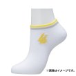 Photo2: Pokemon Center 2023 Socks for Women 23 - 25 cm 1 Pair Short Line Jolteon (2)