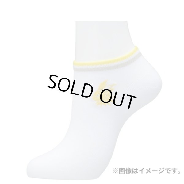 Photo2: Pokemon Center 2023 Socks for Women 23 - 25 cm 1 Pair Short Line Jolteon (2)
