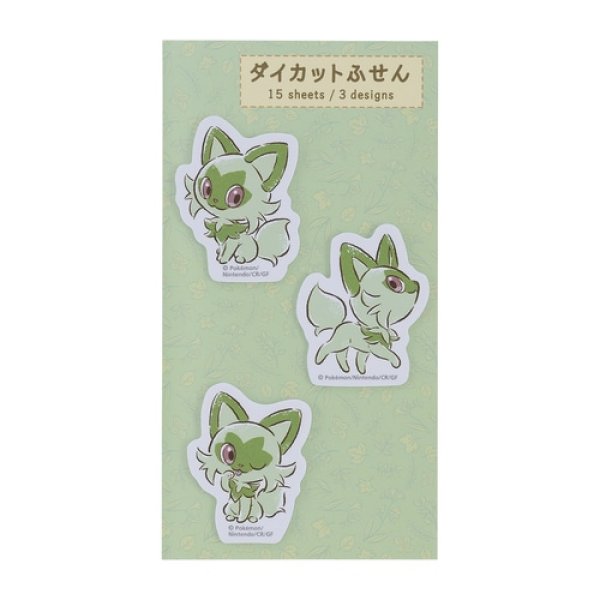 Photo1: Pokemon Center 2023 Nya Nya! Sprigatito! Sticky note (1)