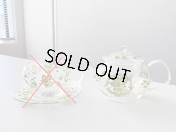 Photo4: Pokemon Center 2023 Nya Nya! Sprigatito! Glass Tea Pot (4)