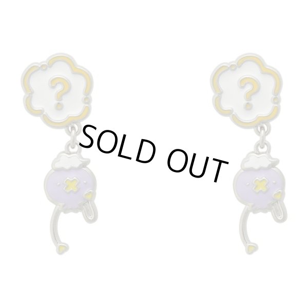 Photo1: Pokemon Center 2023 DOWASURE Amnesia Drifloon Pierced Earrings ver. (1)