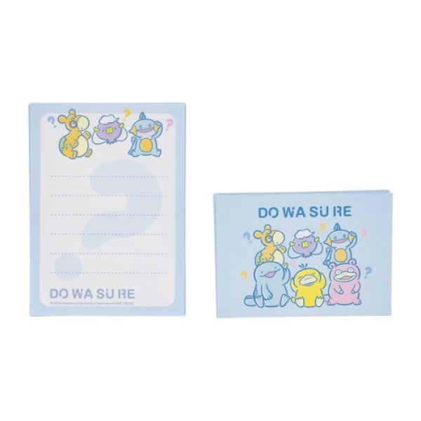 Photo1: Pokemon Center 2023 DOWASURE Amnesia Mini Letter set Light blue ver. (1)