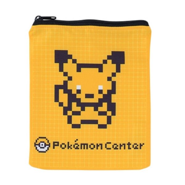 Photo1: Pokemon Center 2022 Pouch case collection vol.2 Dot Pixel Pikachu ver. (1)