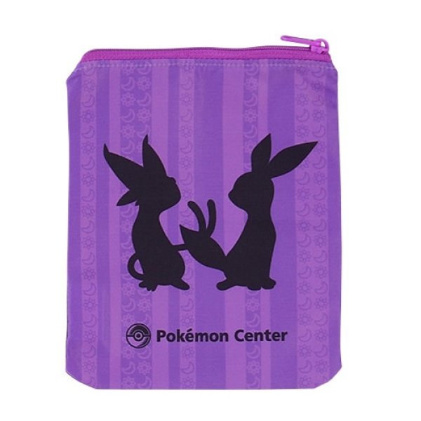 Photo1: Pokemon Center 2022 Pouch case collection vol.2 Espeon & Umbreon ver. (1)