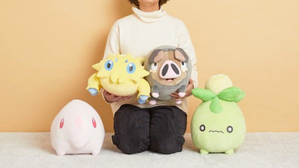 Photo5: Pokemon Center 2023 Mochiricchi Fluffy Plush doll Munna (5)
