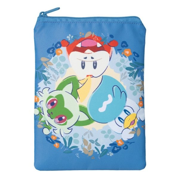 Photo1: Pokemon Center 2023 Pouch case collection vol.3 Sprigatito Fuecoco Quaxly ver. (1)