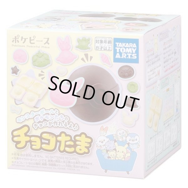 Photo1: Pokemon 2023 Peaceful Place Poke-Peace Choco Tama Poke ball Chocolate Mould (1)