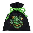 Photo3: Pokemon Center 2023 Pikachu Hanten Satin Drawstring Pouch Bag Rayquaza ver. (3)