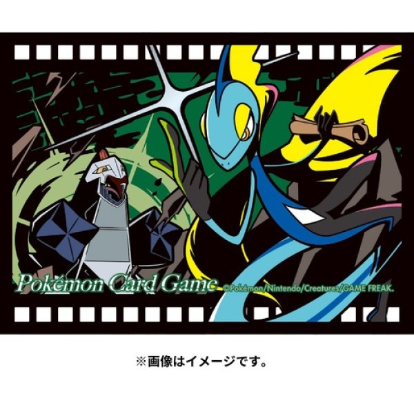 Photo2: Pokemon Center Original Card Game Sleeve Midnight Agent - the cinema Inteleon Premium Gloss ver. 64 sleeves (2)